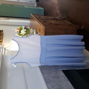 Eyelet Seersuker Dress